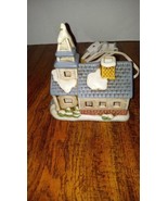 LEFTON CHRISTMAS CHURCH 1987 Handpainted  BYRON WOOD Vintage Light Up 06352 - £20.30 GBP