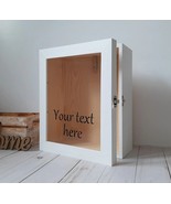 Deep  Shadow Box WHITE Glass door 8&quot; x 10&quot; x 4&quot; INSIDE DIMENSIONS - $1,118.86 MXN