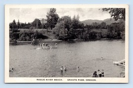 Rogue River Beach View Grants Pass Oregon OR UNP Unused Albertype Postcard G16 - £14.74 GBP