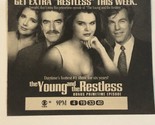 The Young And The Restless Print Ad Vintage Heather Tom TPA2 - $5.93