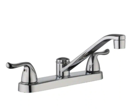 Glacier Bay 1002-974-577 Constructor 2-Handle Kitchen Faucet - Chrome - READ - £30.21 GBP