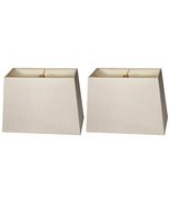 Royal Designs, Inc. Set of 2 Rectangle Hardback Lamp Shade, HB-613-18GR-... - $164.29