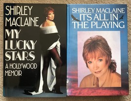 Lot 2 Shirley MacLaine books: My Lucky Stars (Hollywood) It&#39;s All In The Playing - £4.13 GBP