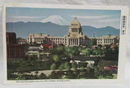 The Diet Building Tokyo Japan Government Meetings and Laws Fukuda Postcard - $2.96