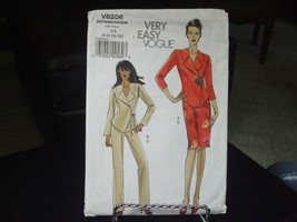 Vogue V8206 Misses Jacket, Skirt &amp; Pants Pattern - Size 6/8/10/12 - $11.64