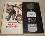 Pee-Wee Herman in Pee Wee&#39;s Big Adventure 1985 VHS Video Tape Movie - £11.66 GBP