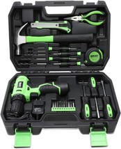 Dna Motoring TOOLS-00018 Green 27 P Cs 12V Cordless Power Drill, Mint Green - £68.42 GBP