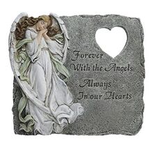 Joseph Studio Forever with the Angels Memorial Garden Stepping Stone 11.... - $37.49