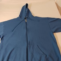 Athletic Works Men's Blue Cotton Fleece Full Zip Hoodie Sweatshirt 2XL (50-52) image 8