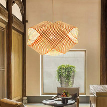 Bamboo Woven Bamboo Lamp Creative Decorative Chandelier - £63.14 GBP+