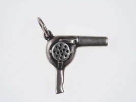 Retired James Avery Sterling Hair Dryer charm - $163.35