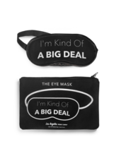 I'm kind of a Big Deal eye mask and pouch Black Los Angeles Trading Co. - $13.84