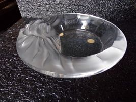 Lalique "Tete De Lion" Crystal Ashtray in the original box image 9