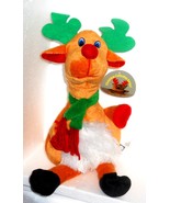 Goofy Rudolph the Red Nosed Reindeer decoration plush CHRISTMAS - £14.43 GBP