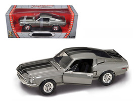 1968 Shelby GT 500KR Silver 1/18 Diecast Car Road Signature - £50.21 GBP