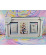 Pearhead Babyprints Deluxe Wall Frame 16.5&#39;&#39; x 9.5&#39;&#39;, Triple 4&#39;&#39; x 6&#39;&#39; New - $14.99