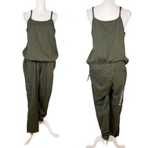 Motherhood Maternity Army Green Cargo Jumpsuit Large New - £26.87 GBP