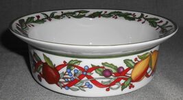 Dansk Holiday Harvest Porcelain Rimmed Bowl  6 3/4" - $19.00