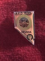 B.P.O. Elks Nevada Shaped Lapel Pin Mint - $9.98