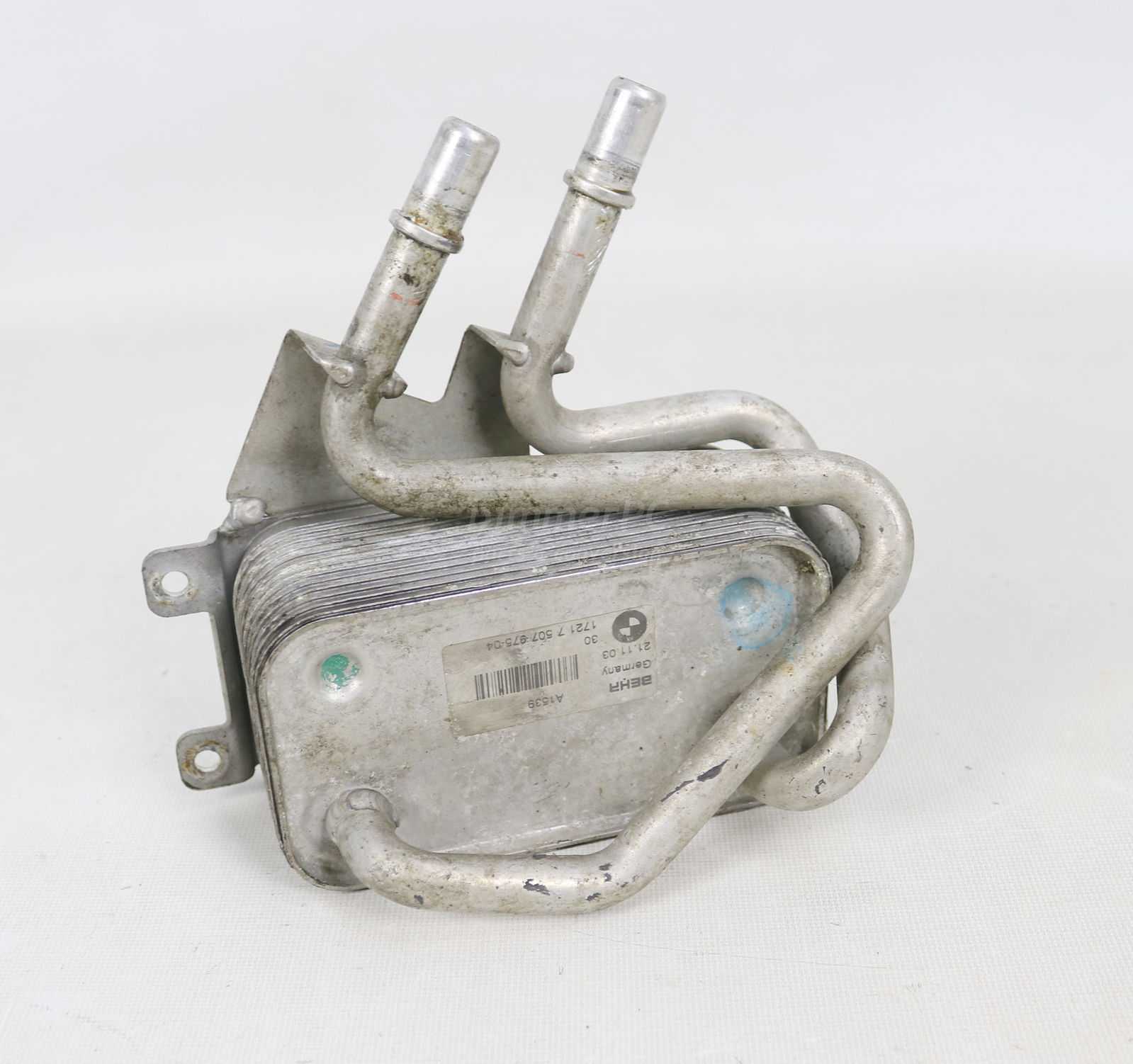 BMW E65 E66 V12 Transmission Oil Cooler Heat Exchanger N73 Motor 2003 ...