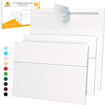 5X7 Envelopes for Invitations - 110 White Envelopes for 5X7 Cards - A7 - (5 ¼ X  - £17.66 GBP