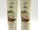 Biosilk Silk Therapy Natural Coconut Oil Curl Cream 5 oz-92% Natural-2 Pack - $37.57