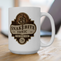 Snakebite Tonic Ceramic Coffee Mug Gift Halloween Funny Magic Wizard Cof... - $12.99+