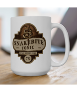 Snakebite Tonic Ceramic Coffee Mug Gift Halloween Funny Magic Wizard Cof... - $12.99+