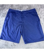 Hang Ten A California Classic Shorts Men&#39;s Size 38 Navy Blue Checkered S... - $34.17 CAD