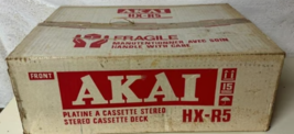AKAI HX-R5 Stereo Cassette Deck Player Silver - $149.95