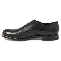 00067-001 Stacy Adams Shoes Madison Black Leather Cap toe slip on Leather Black image 4