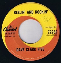 Dave Clark Five Reelin&#39; &amp; Rockin&#39; 45 rpm Little Bitty Little One Canadian Press - £9.33 GBP