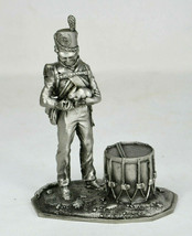 Mark Of The Gryphon US Soldier Holding Bunny W /Drum 1980 Fine Pewter Fi... - $99.99
