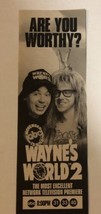 Wayne’s World 2 Tv Guide Print Ad Mike Myers Dana Carvey TPA15 - £4.74 GBP