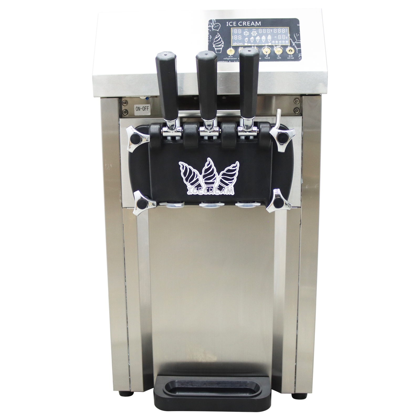 3 Flavors Commercial Soft Ice Cream Maker Stainless Steel  Cream Maker 1... - $1,355.00