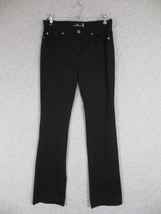 Jordache Jeanswear Women&#39;s Low Rise Stretch Bootcut Black Size 5/6 Long - £11.39 GBP
