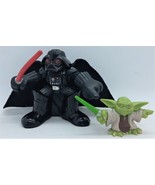 Star Wars Galactic Heroes Lot of 2 by Hasbro includin Darth Vader &#39;01 &amp; ... - $13.55 CAD