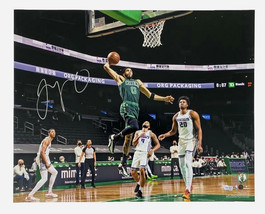 Jayson Tatum Autographed Celtics &quot;Dunk Vs. Kings&quot; 16&quot; X 20&quot; Photograph Fanatics - £329.48 GBP