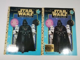 (2) Vintage 1997 Star Wars Heroes And Villains Golden Book Coloring Book - £10.11 GBP