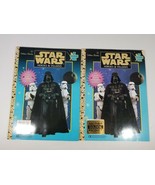 (2) Vintage 1997 Star Wars Heroes And Villains Golden Book Coloring Book - £10.05 GBP