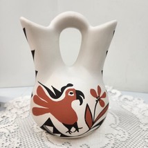 Greenware Wedding Vase Traditional Design by Acoma Artist Linda Concho S... - £20.53 GBP