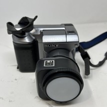 Sony Mavica MVC-FD91 0.8MP Optical Zoom Digital Camera &amp;Case Parts Only Untested - £10.09 GBP