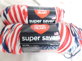 Red Heart Super Saver Americana lot of 2 dye lot 5990 - £7.02 GBP