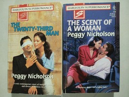 Lot Of 2 Peggy Nicholson Romance Twenty Third Man and Scent Of A Woman - £8.03 GBP