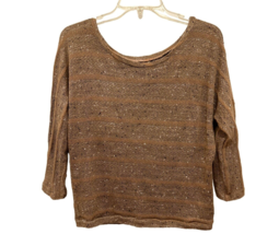 Women&#39;s Small Free People Tunic Knitted Cotton Linen Sweater Size Small - $14.84
