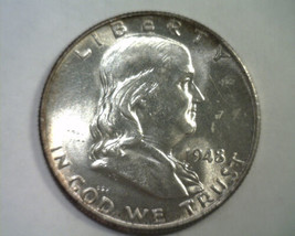 1948 FRANKLIN HALF DOLLAR CHOICE ABOUT UNCIRCULATED+ CH. AU+ NICE ORIGIN... - $26.00