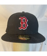 MLB Boston Red Sox 59FIFTY 5950 Fitted New Era Hat Cap Men&#39;s Size 7 5/8 - £10.99 GBP