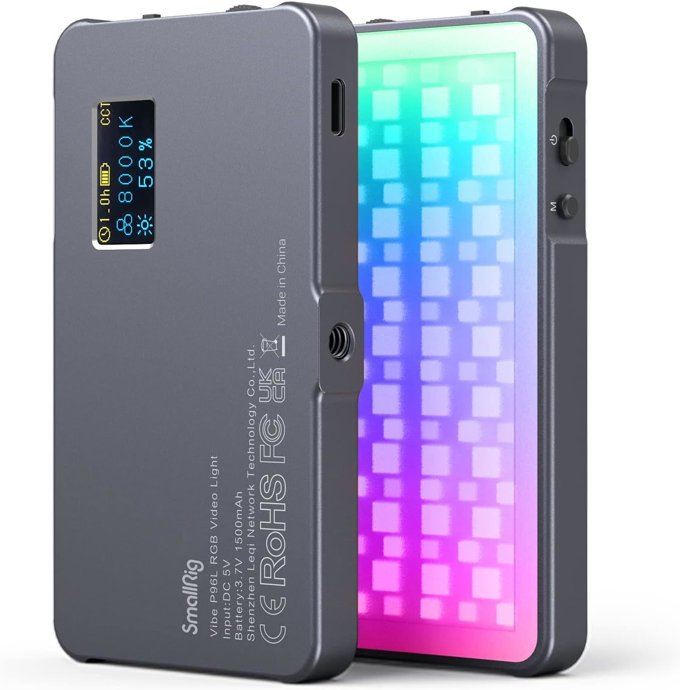 Simorr Rgb Video Light, Portable Led Camera Light Full Color Fill Light,... - $46.92