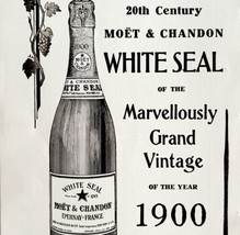 Moet And Chandon Champagne 1906 Advertisement Wine Geo A Kessler DWAA21 - £31.59 GBP
