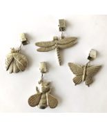 4 Tradewind Bay Tablecloth Weights Dragonfly Bee Ladybug Butterfly Metal... - £15.49 GBP